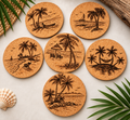 Glasuntersetzer mit verschiedenen Motiven 6er Set | Marcel Bachmann