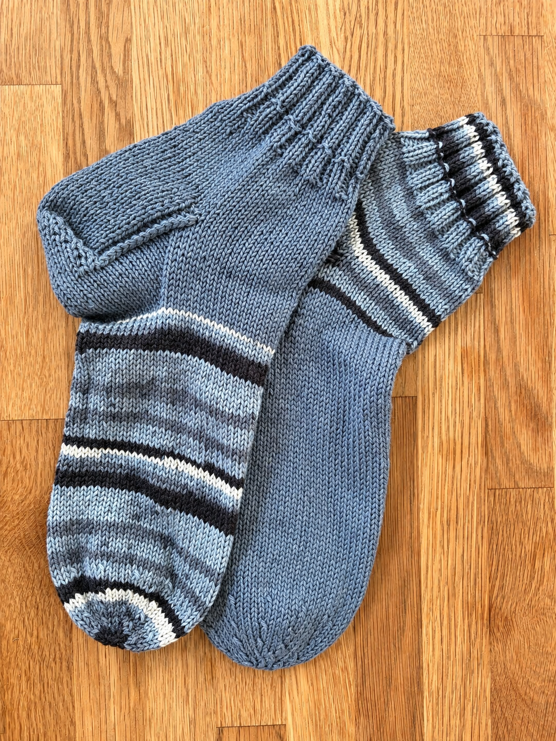Baumwollsocken handgemacht